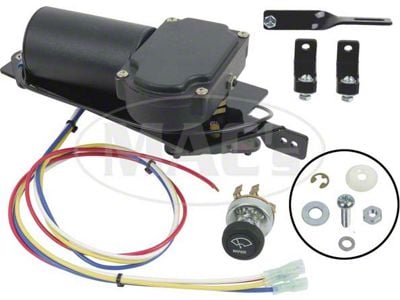 Electric Wiper Motor Conversion Kit - 12 Volt, Late 1947-1948