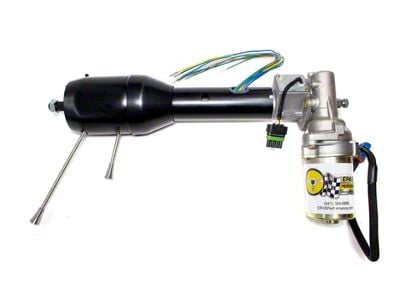 EPAS Performance Electric Power Steering Conversion Kit with Adjustable Potentiometer and Black IDIDIT Steering Column (Late 1967 Mustang)