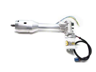 EPAS Performance Electric Power Steering Conversion Kit with Adjustable Potentiometer and Silver IDIDIT Steering Column (64-66 Mustang)