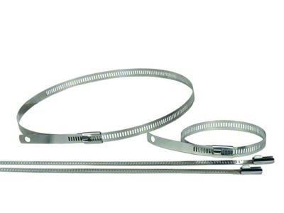 Exhaust Wrap, Stainless Steel Locking Ties