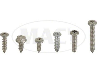 Exterior Screw Kit 25 Pieces , Fairlane, 1966