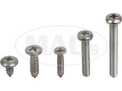 Exterior Screw Kit 32 Pieces , Fairlane, 1962