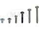 Exterior Screw Kit 58 Screws -With Ww, Torino, 1972-1973