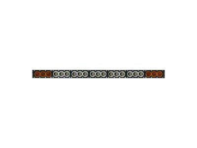 Extreme LED 38-Inch X6 Series Amber/White LED Light Bar with Harness; Combo Beam (Universal; Some Adaptation May Be Required)