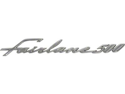 Fairlane 500 Roof Pillar Emblems-Pair