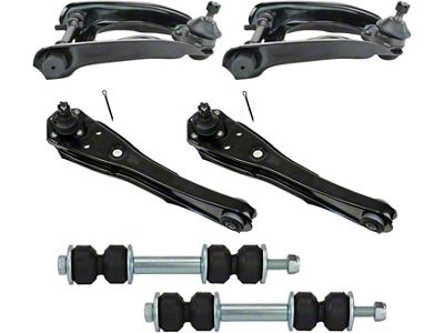 Front Upper and Lower Control Arms with Ball Joints and Front Sway Bar Links (68-71 Fairlane, Montego; 1971 Torino)