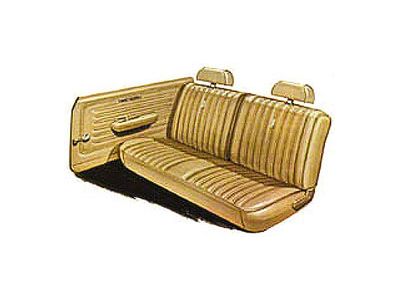 Fairlane, Ranchero, Torino, Front Bench Seat Cover, 1969