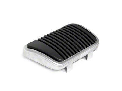 Clutch Pedal Pad with Stainless Steel Trim (66-70 Comet, Falcon)