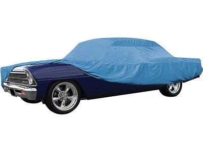 Diamond Blue Indoor Car Cover; Blue (60-69 Falcon Coupe, Sedan)