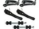 Front Upper and Lower Control Arms with Ball Joints and Front Sway Bar Links (68-70 Falcon)