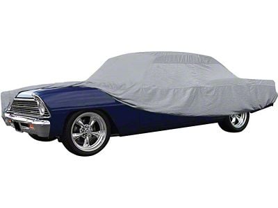 Softshield Flannel Car Cover; Gray (60-69 Falcon Coupe, Sedan)