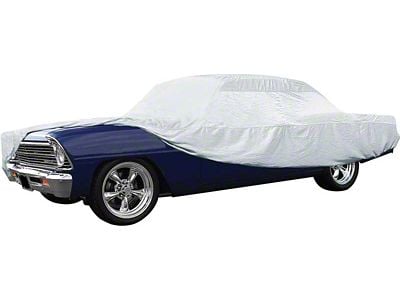 Titanium Plus Indoor/Outdoor Car Cover; Silver (60-69 Falcon Coupe, Sedan)