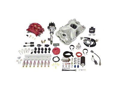 FAST XFI 2.0 EFI Kit with Red Throttle Body and 550 HP Pump (67-72 Big Block V8 Camaro)