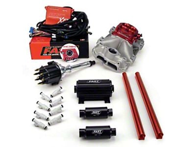 FAST XFI 2.0 EFI Kit with Red Throttle Body and 1,000 HP Pump (57-59 Small Block V8 Chevrolet/GMC Truck)