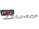 Scott Drake Fender Nameplate - Sport Bronco - Chrome Die-Cast - Right Or Left