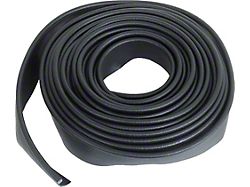 Fender Welting - Black Coated Finish - 25' Roll - 3/16 Bead- Crushed Grain - Ford