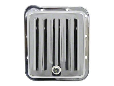 C6 Case Fill Style Deep Sump Transmission Pan; Chrome (65-70 Comet, Falcon)