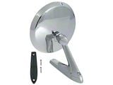 Door Mirror; Chrome; Driver or Passenger Side (60-66 Comet, Falcon)