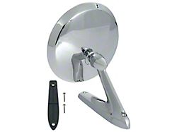 Door Mirror; Chrome; Driver or Passenger Side (60-66 Comet, Falcon)