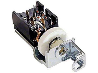 Headlight Switch with Integral Bracket (65-70 Falcon; 1965 Falcon Sedan Delivery)