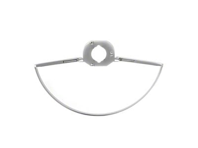 2-Spoke Steering Wheel Horn Ring; Argent (68-69 Fairlane, Torino)