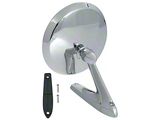 Door Mirror; Chrome; Driver or Passenger Side (65-66 Fairlane)