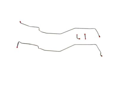 Fine Lines Transmission Cooler Lines; Stainless (75-76 Small Block V8 Corvette C3 w/ Automatic Transmission)