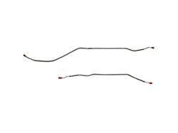 Fine Lines Rear Brake Line Kit; Stainless (1969 Camaro w/ Rear Drum Brakes)