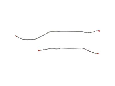 Fine Lines Rear Brake Line Kit; Steel (1969 Camaro w/ Rear Drum Brakes)