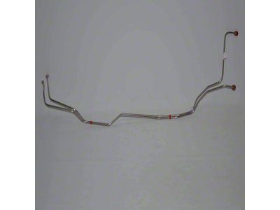 Fine Lines Transmission Cooler Lines with 5/8-Inch Radiator Ports; Stainless (70-74 Camaro w/ TH350/400 Transmission)