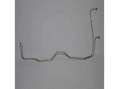 Fine Lines Transmission Cooler Lines; Stainless (67-69 Camaro w/ TH400 Transmission)