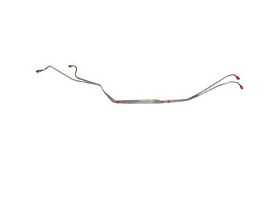 Fine Lines Transmission Cooler Lines; Stainless (88-91 V6 Camaro w/ 700R4 Transmission)