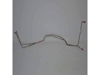 Fine Lines Transmission Cooler Lines; Stainless (88-91 V8 Camaro w/ 700R4 Transmission)