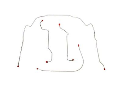 Fine Lines Front Brake Line Kit; Stainless (56-62 Corvette C1)