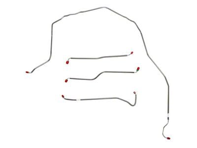 Fine Lines Front Brake Line Kit; Stainless (86-87 Corvette C4)