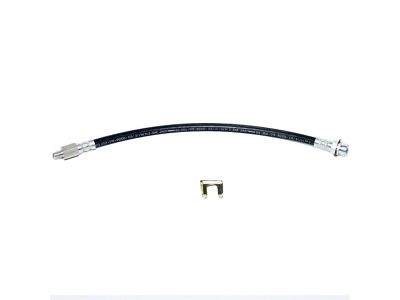 Fine Lines Brake Flex Hose; Stainless (63-65 Fairlane w/ Front Drum Brakes)