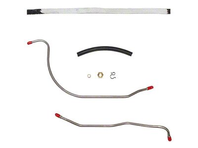 Fine Lines Choke Tube Kit; Tube Enters Under Choke Housing; Steel (65-69 289/302 V8 Fairlane)