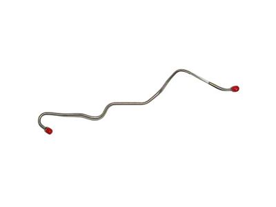 Fine Lines Pump to Carb Fuel Line; Routes Behind of Distributor; Stainless (64-65 260/289 V8 Fairlane)