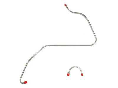 Fine Lines Pump to Carb Fuel Line; Steel (60-61 144/170 I6 Comet, Falcon w/ 1-Barrel Carburetor)