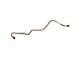 Fine Lines Pump to Carb Fuel Line; Routes Behind of Distributor; Stainless (64-65 260/289 V8 Mustang)