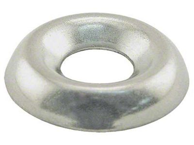 Finishing Washer - Nickel Plated - Cup Type - 12