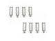 8-Piece Spark Plug Wire Heat Shield Set (91-02 Firebird)