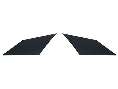 Bedford Ribbed Grain Inner Sail Panels; Black (68-69 Firebird)