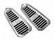 Billet Door Jamb Vents with LG logo; Machined Finish (67-69 Firebird)