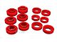 Body Mount Bushings; Red (67-75 Firebird)