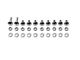 Bumper Mounting Bolt Set,Front & Rear,68-69