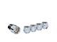 Chrome Acorn Wheel Locks; M12x1.5; Set of 4 (93-02 Firebird)