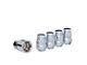 Chrome Acorn Wheel Locks; M12x1.5; Set of 4 (93-02 Firebird)