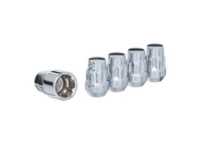 Chrome Acorn Wheel Locks; M12x1.5; Set of 5 (93-02 Firebird)