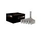 Chrome Open Acorn Spline ET Lug Nuts; M12x1.5; Set of 24 (93-02 Firebird)